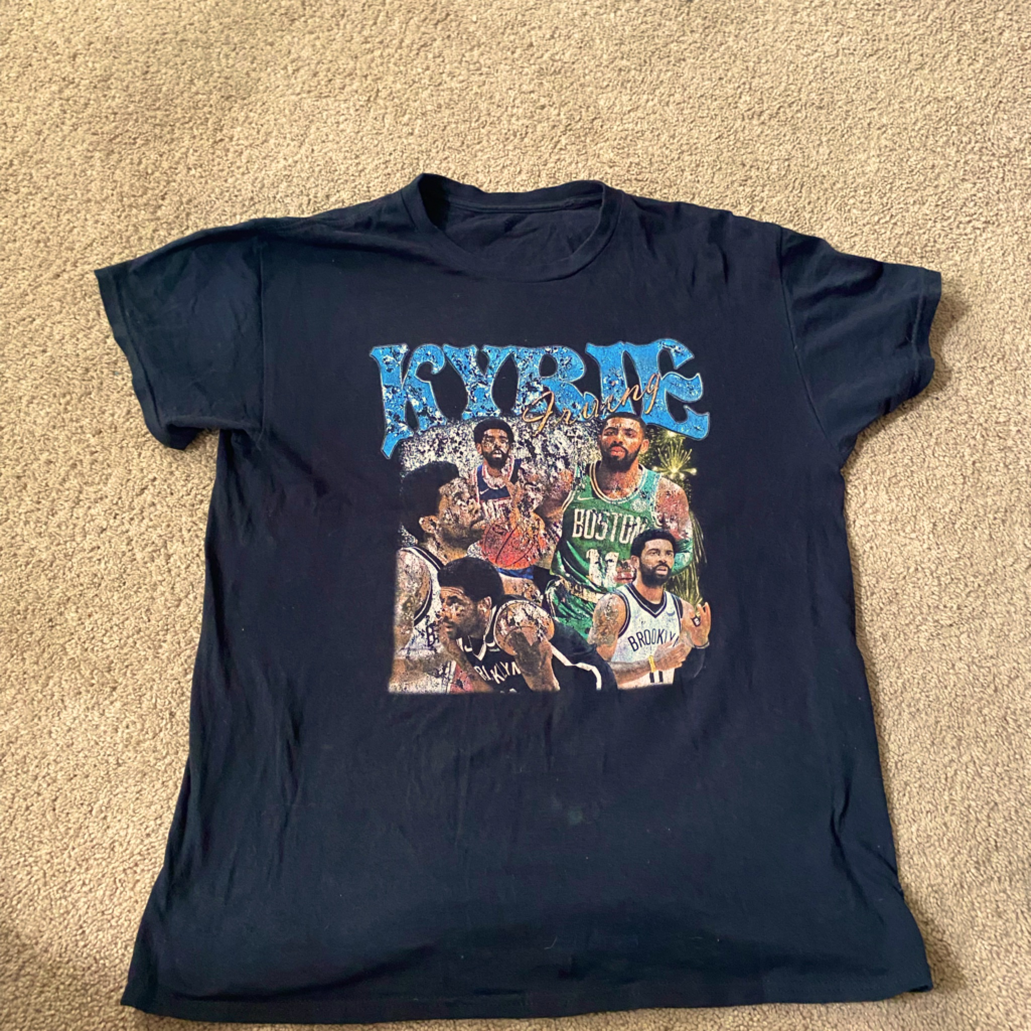 Kyrie Irving Vintage Vintage Kyrie Irving Him Her Best Kyrie Irving I Shirt 90s
